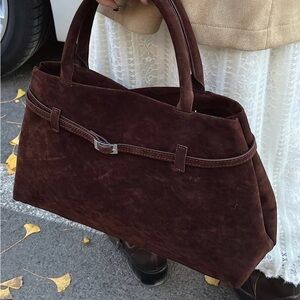 Classic Suede Tote Bag